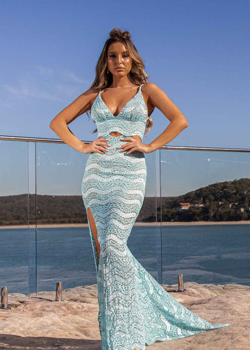 Ocean of Paradise Gown - Amy Taylor Collection